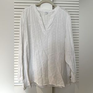 XXL Off White long sleeved pullover